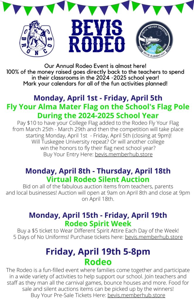 Spring Rodeo – Colleen Bevis Elementary PTA